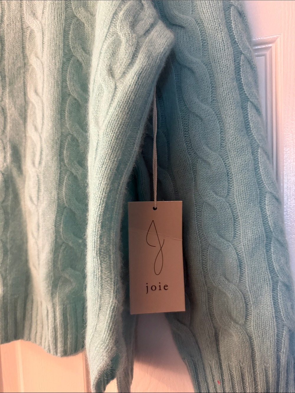 Joie Aqua Cable-Knit Crewneck Sweater - Picture 3 of 3